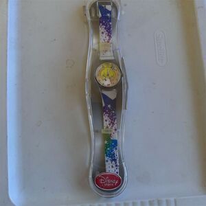 Disney Tinkerbell Girls Quartz Wristwatch Multicolor Silicone Band